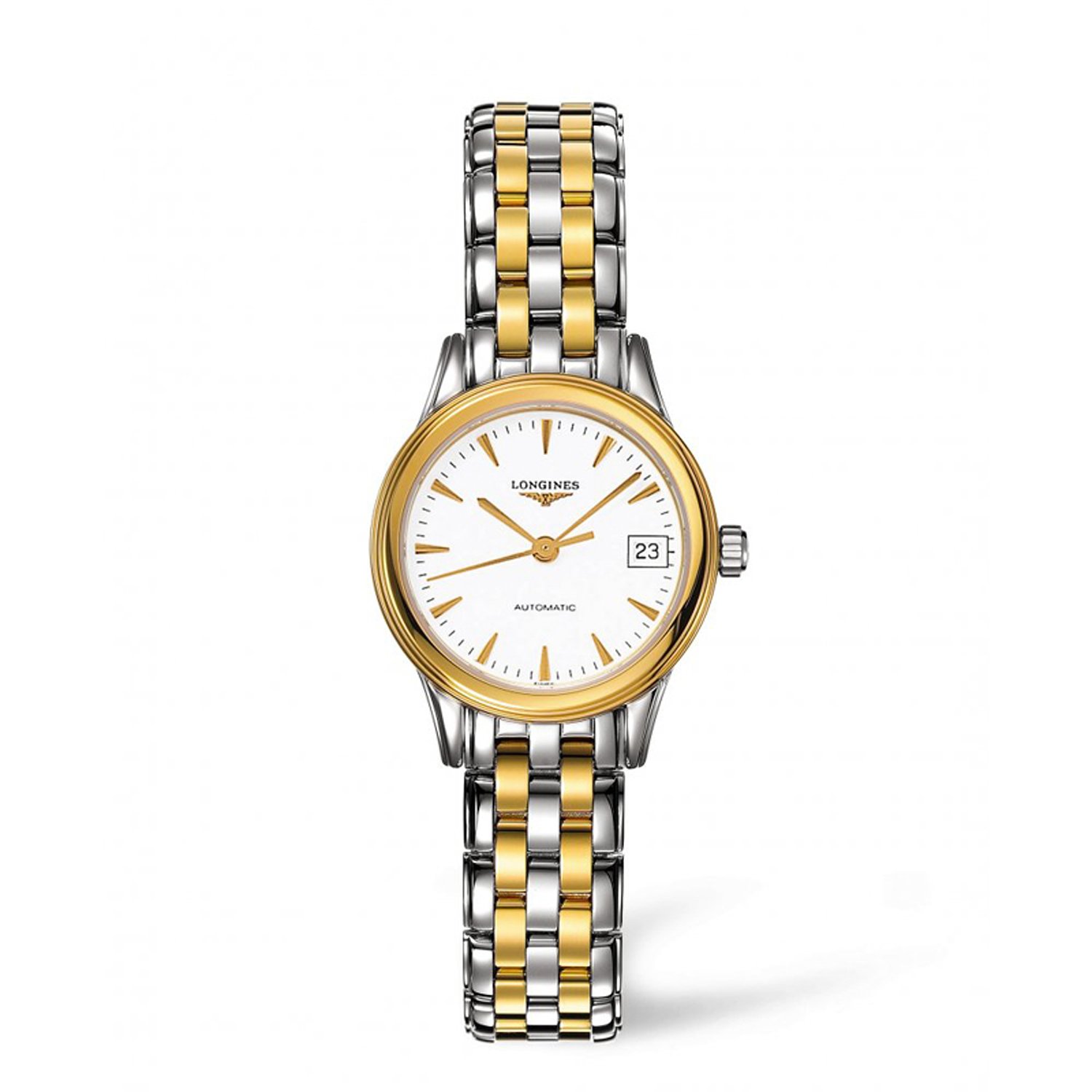 瑞士品牌 longines 浪琴 flagship 军旗机械女士手表 l4.274.3.22.